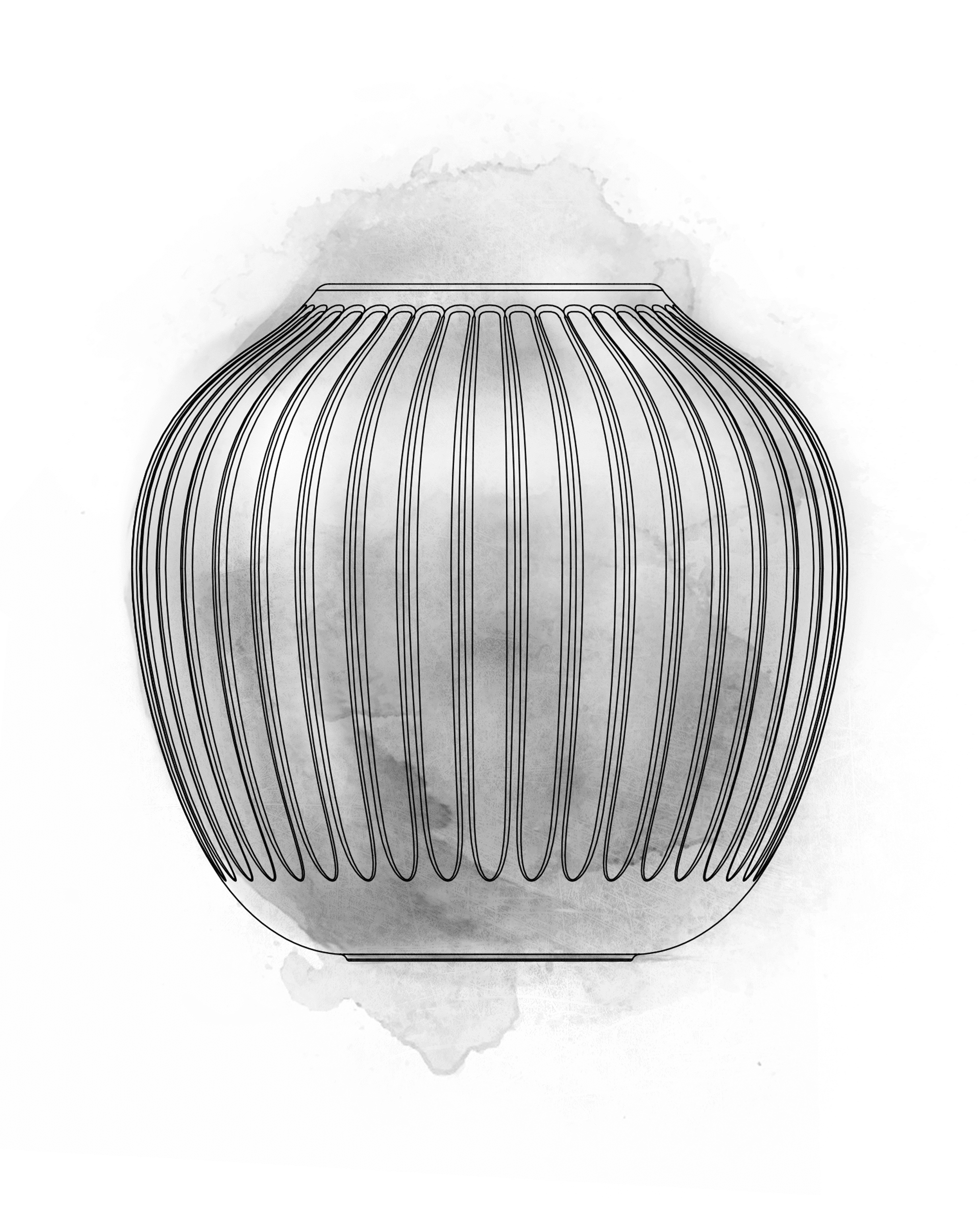 Vase H13 cm