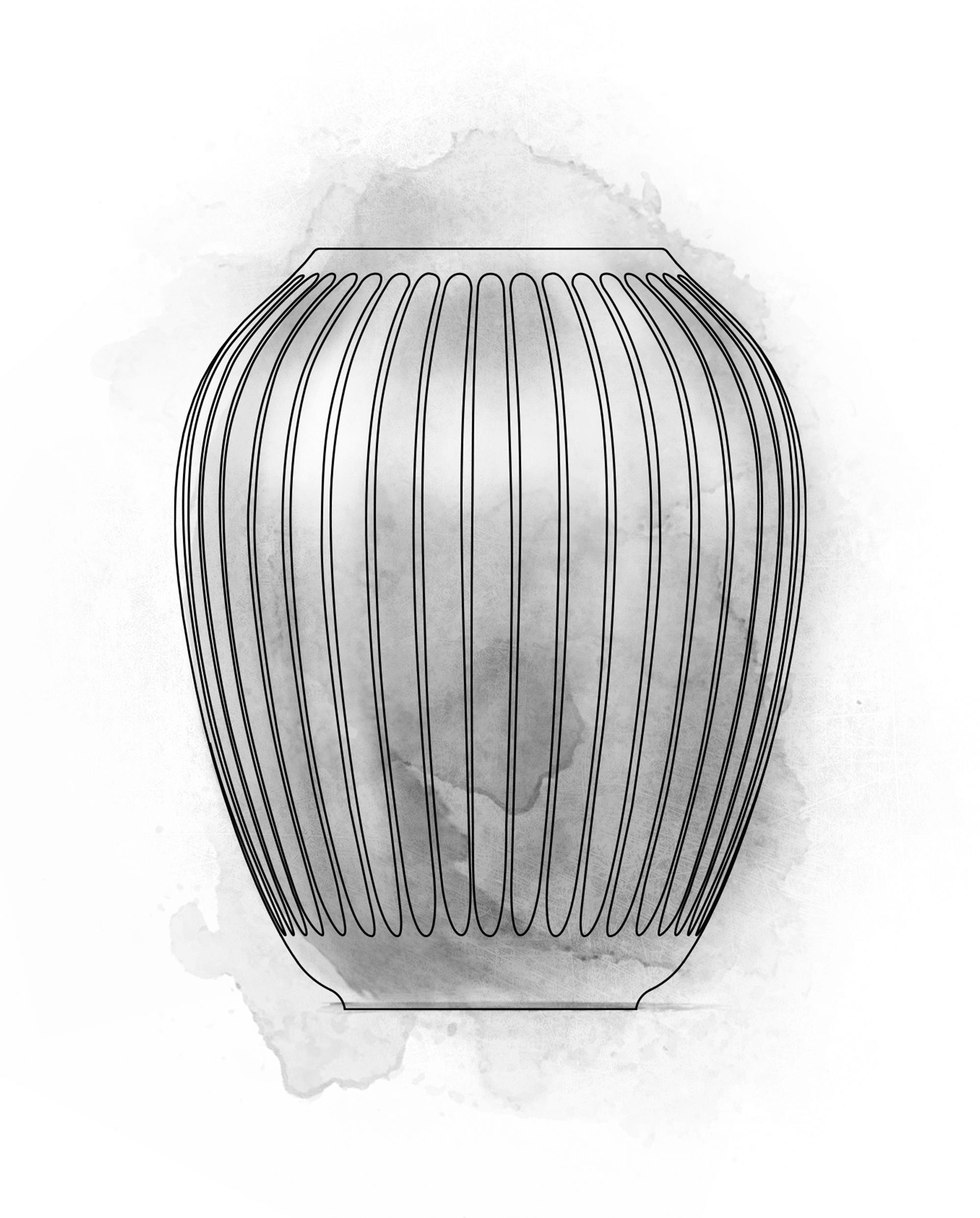 Vase H18.5 cm