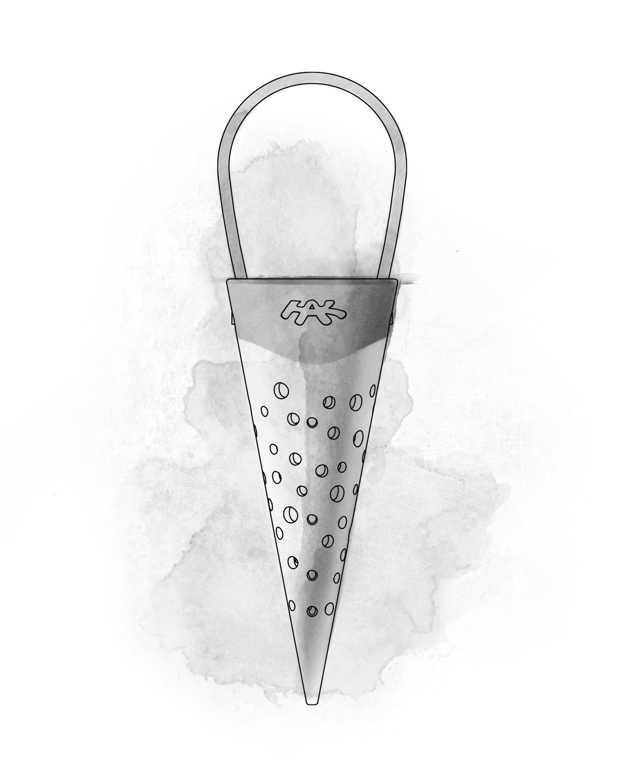 Cone H15.5 cm
