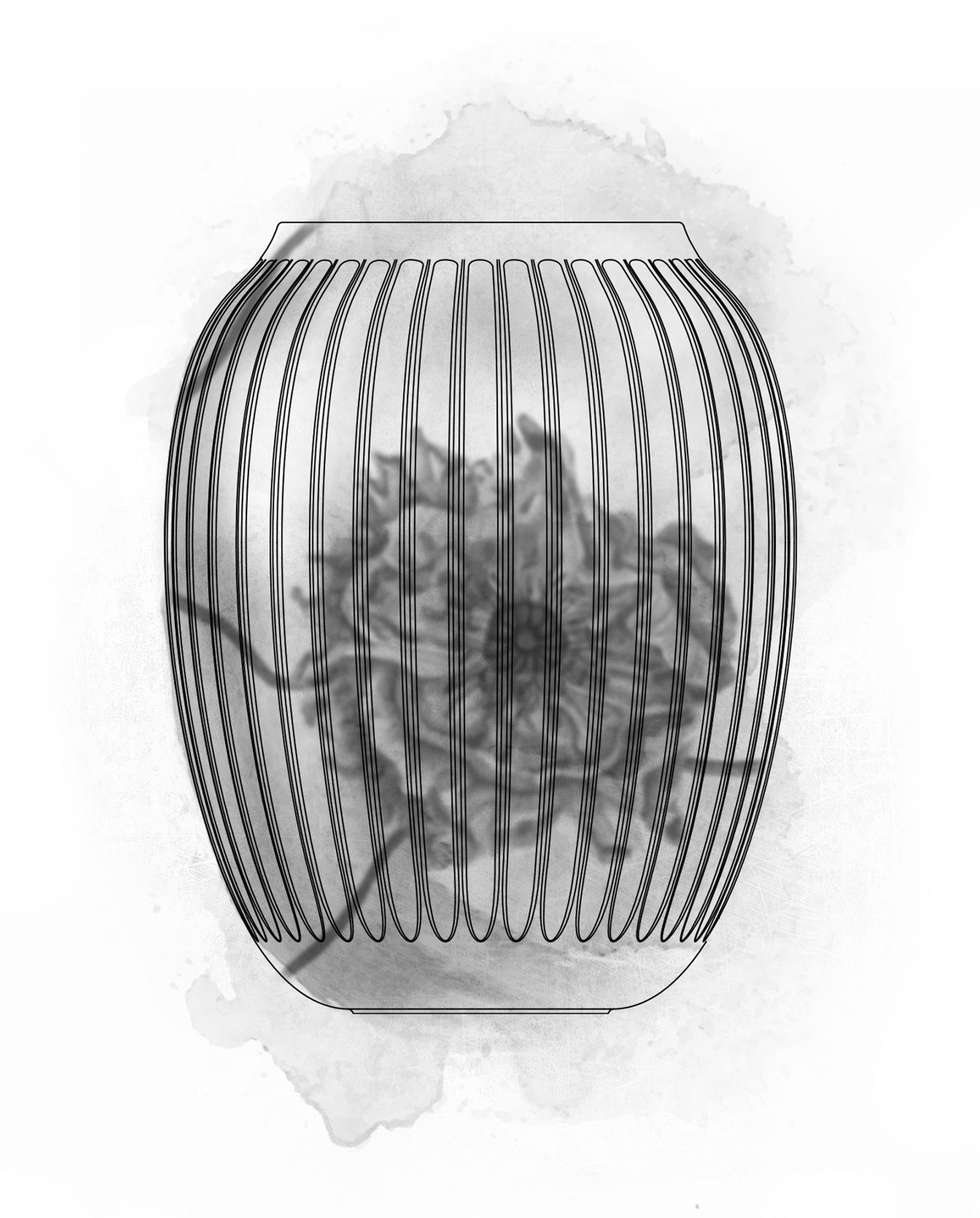 Vase H21 cm