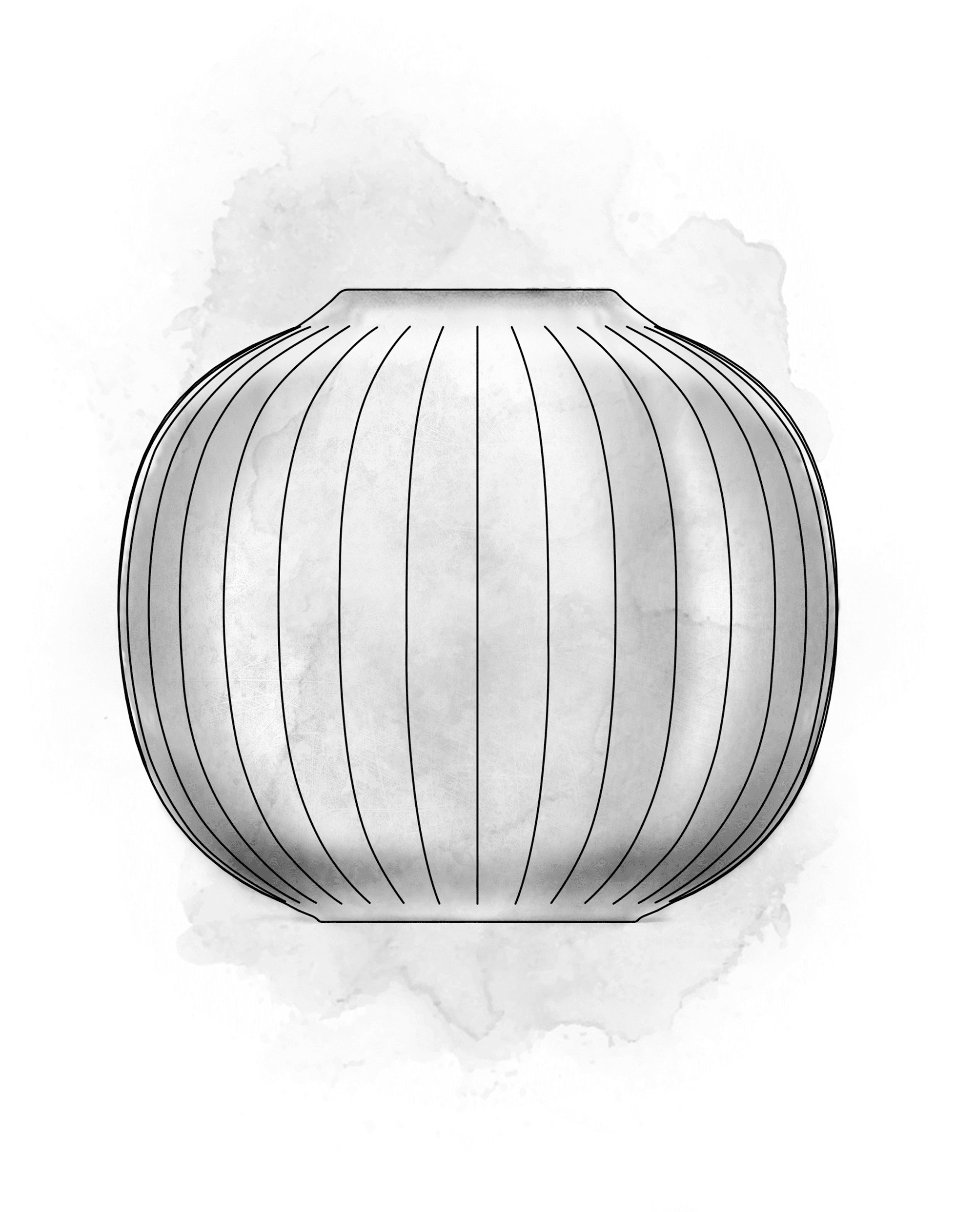 Lysestage rund Ø7.5 cm