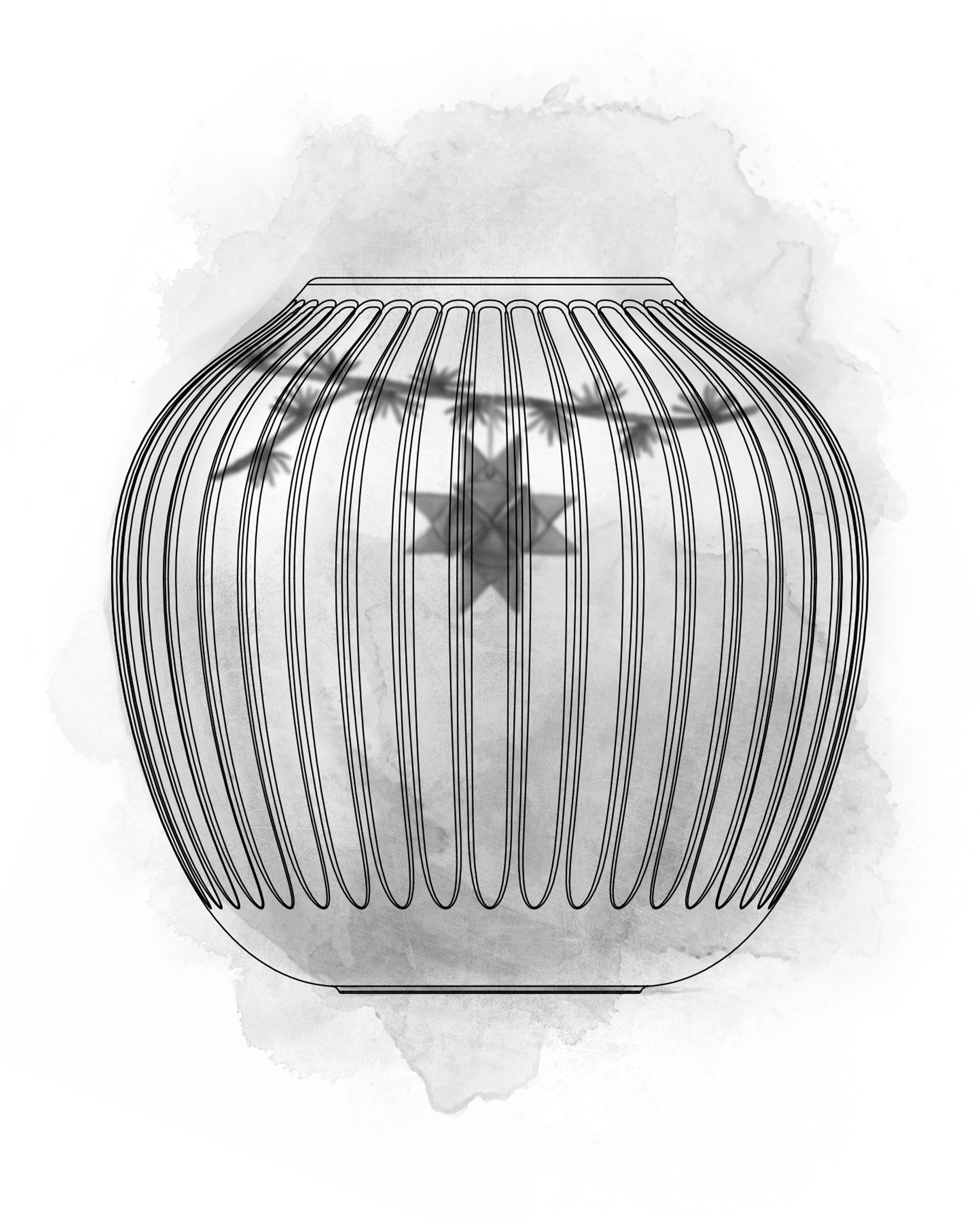 Vase H13 cm